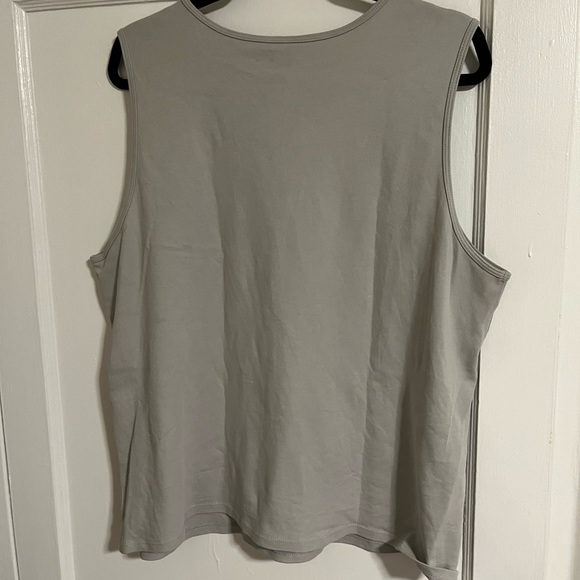 Gray Tank Top - Eileen Fisher - Picture 4 of 5